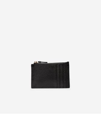 GRANDSERIES Card Case with Zip Black