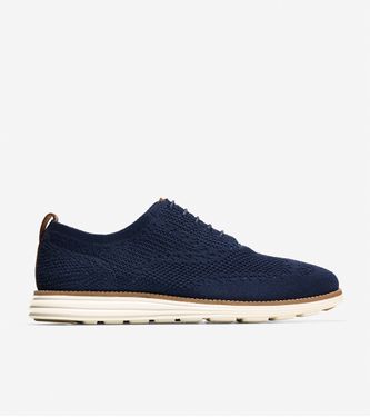 ØriginalGrand Wingtip Oxford Navy Ivory