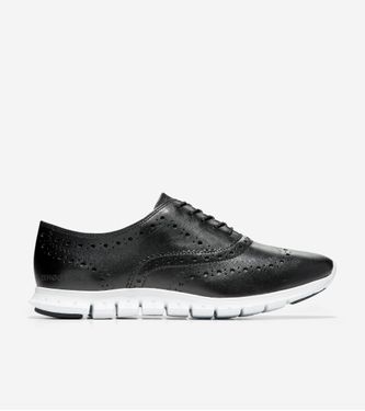 ZERØGRAND Wingtip Oxford Black