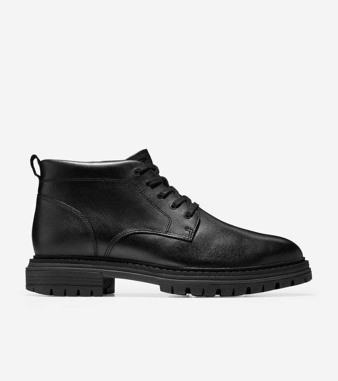 Hombre Zapatos de Botas de Botas chukka y safari Distressed lace-up leather ankle boots Premiata de hombre de color Negro 