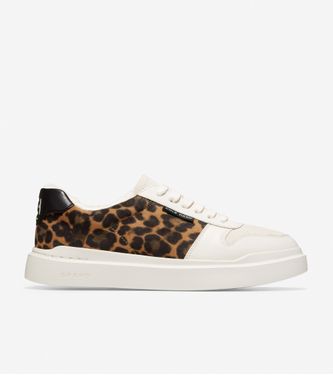 GrandPrø Rally Court Sneaker Leopard Print