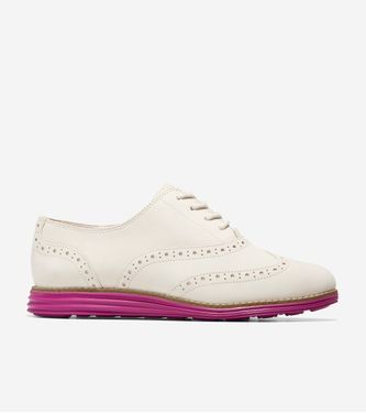 ØriginalGrand Wingtip Oxford Birch/Festival Fucsia