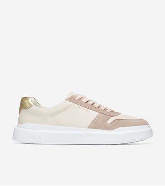 GrandPrø Rally Court Sneaker Birch/Mortar/Gold
