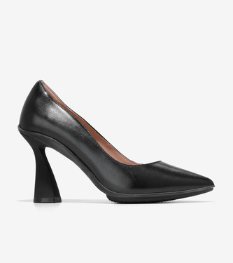 Grand Ambition York Pump 85mm Black Leather