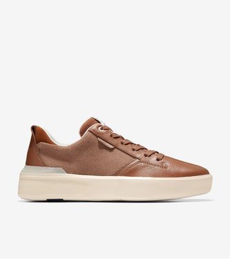 GrandPrø Crew Sneaker British Tan Ivory
