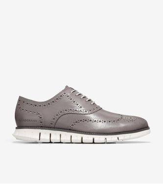 ZERØGRAND Wingtip Oxford Ironstone Egret