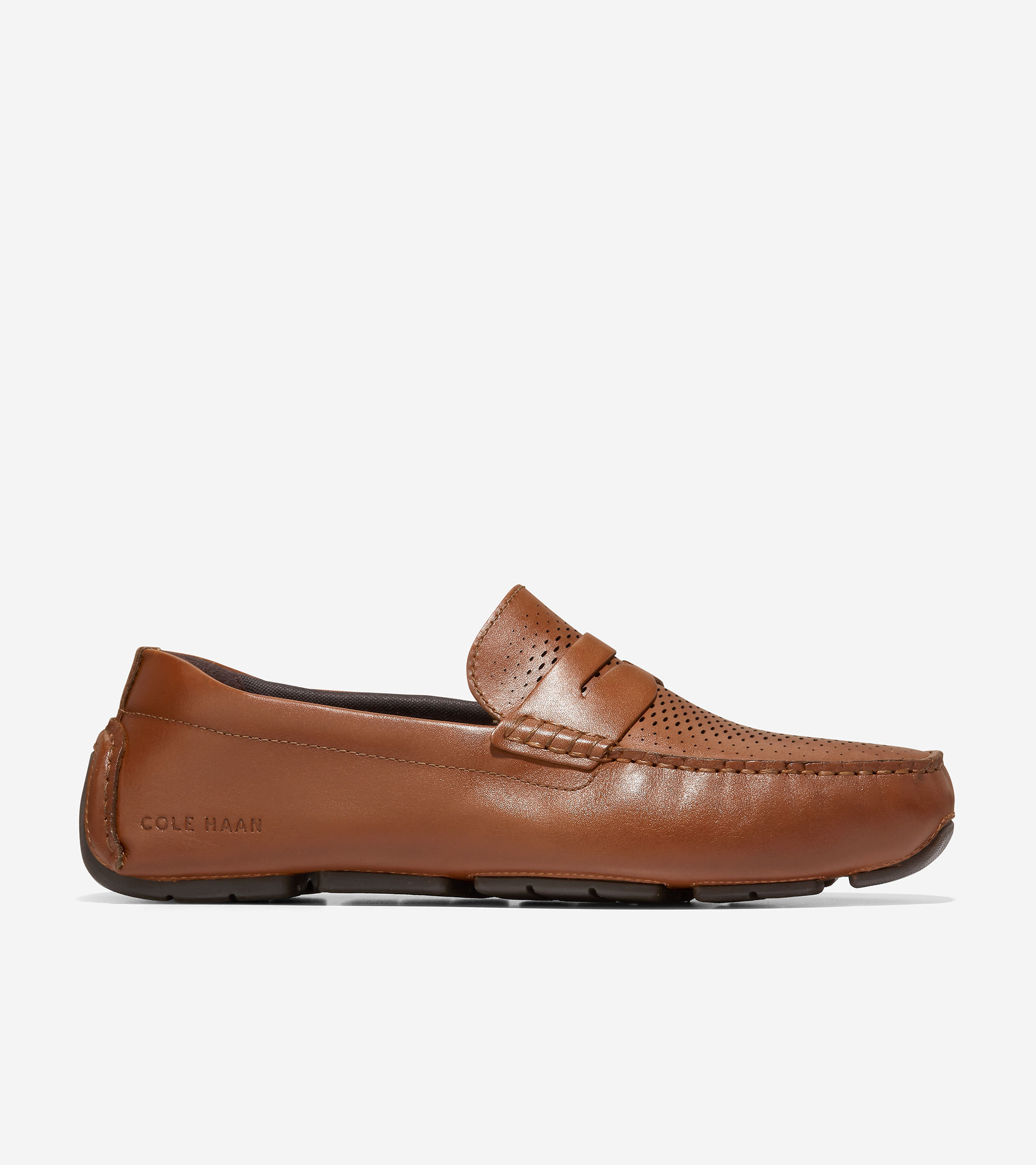 Men's Grand Laser Penny Driver British Tan-Java