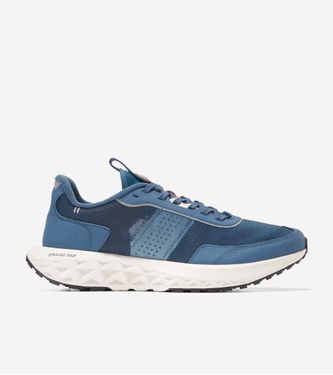 ZERØGRAND Outpace 3 Running Shoe Ensign Blue-Ivory
