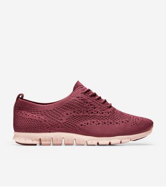 ZERØGRAND Wingtip Oxford Chocolate Truffle Stitchlite