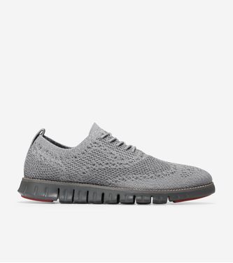 ZERØGRAND Wingtip Oxford Grey Stitchlite