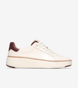 GrandPrø Topspin Sneaker Ivory  Bloodstone