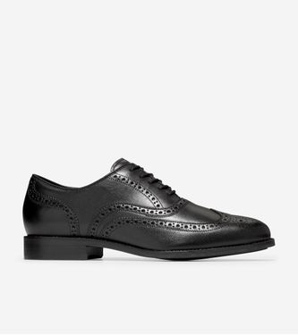 Broadway Wingtip Black Black