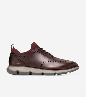 4.ZERØGRAND Wingtip Oxford Bloodstone Pinot