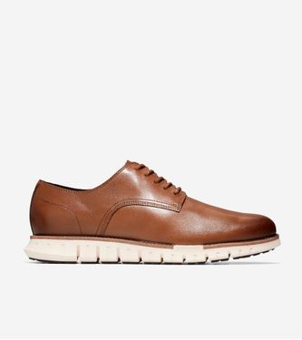 ZERØGRAND Remastered Plain Toe British Tan/Ivory