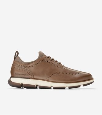 4.ZERØGRAND Wingtip Oxford Truffle/Irish Coffee
