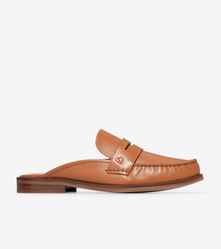 Lux Pinch Penny Mule Pecan Leather