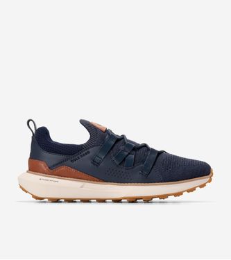 Grand Motion Stitch Navy British Tan