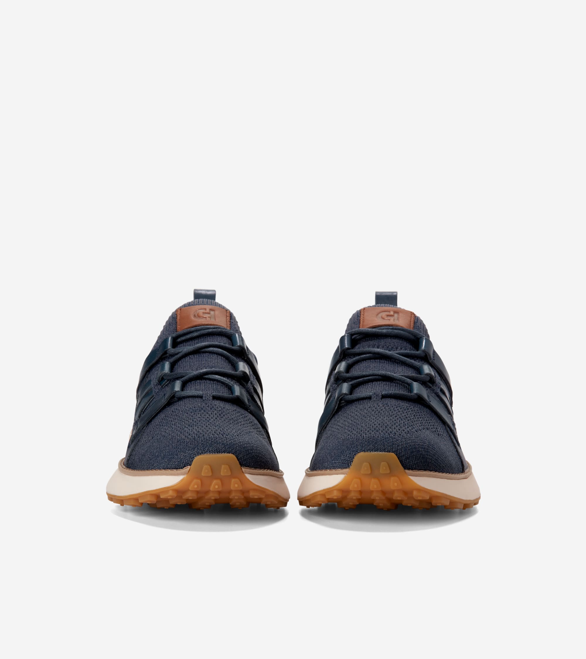 Grand Motion Stitch Navy British Tan