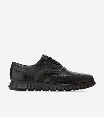 ZERØGRAND Remastered Wingtip Oxford Black