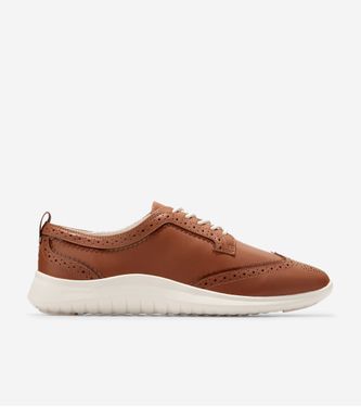 ZERØGRAND Meritt Wing Oxford British Tan