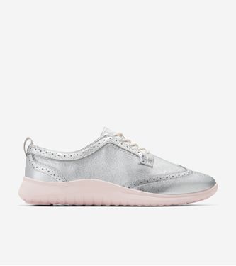 ZERØGRAND Meritt Wing Oxford Silver Rose