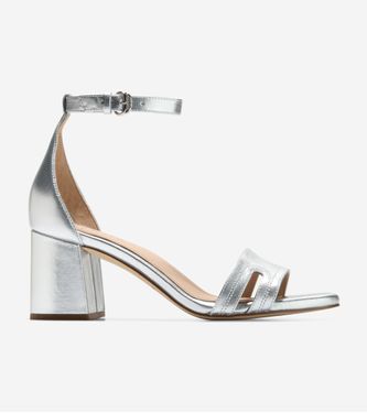 Adelaine Sandal Silver Leather