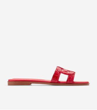 Chrisee Sandal Red Croc Leather