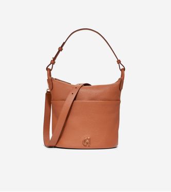 Essential Soft Bucket Bag British Tan