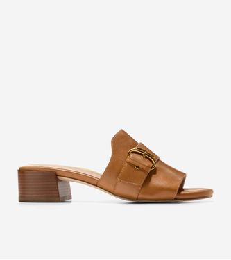 Crosby Slide Sandal Dark Caramel