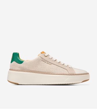 GrandPrø Topspin Sneaker Natural Canvas/Green