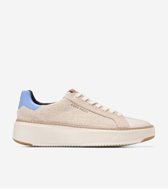 GrandPrø Topspin Sneaker Natural Canvas/Vista Blue