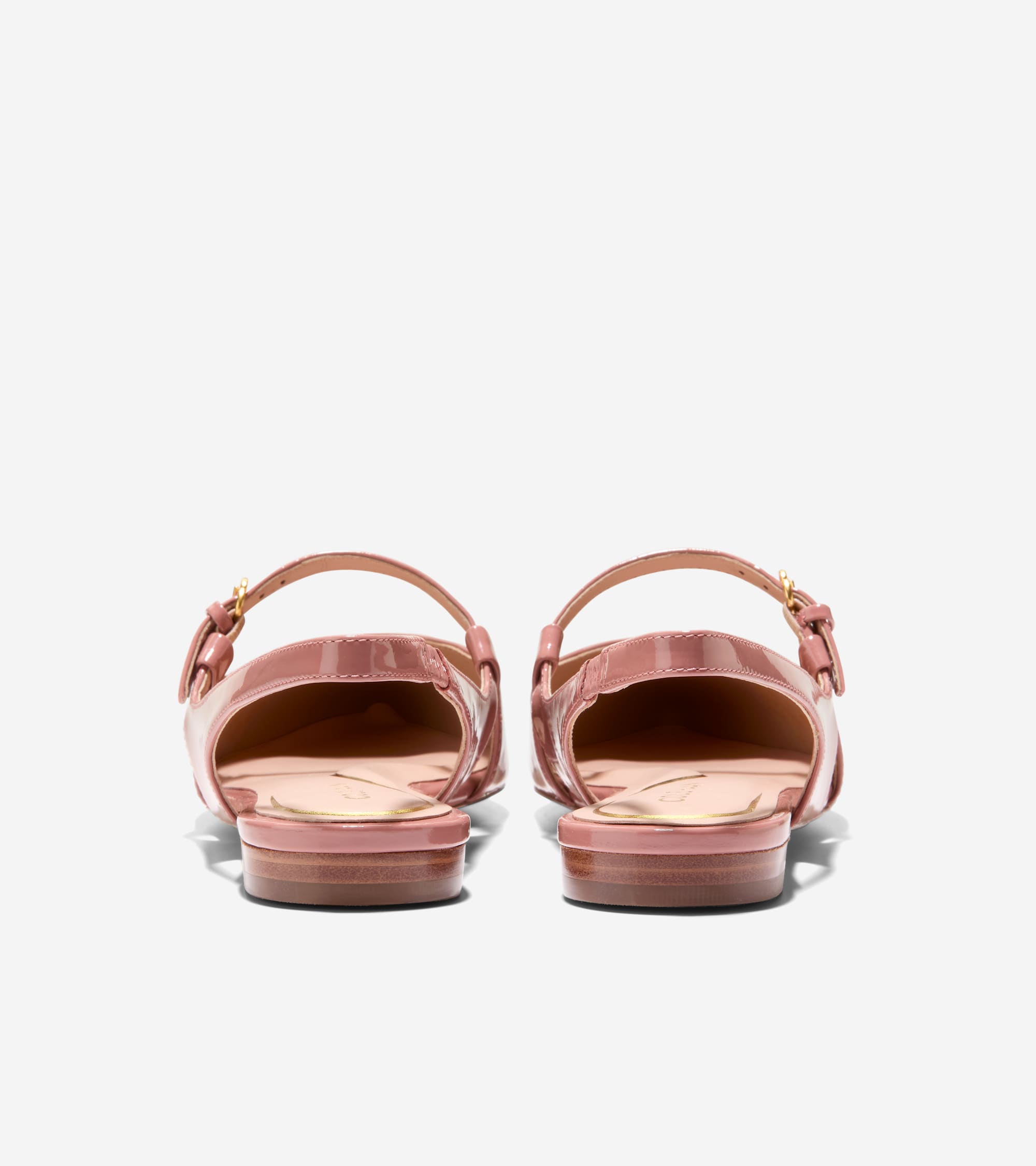 Anya Slingback Flat Rouge Leather
