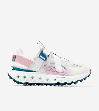 5.ZERØGRAND Monk Strap Runner Microchip White