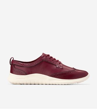 ZERØGRAND Meritt Wing Oxford Cherry Ivory