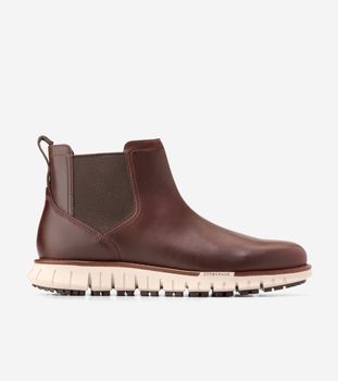 ZERØGRAND Remastered Chelsea Boot Dark Coffee