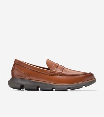 4.ZERØGRAND Penny Loafers British Tan-Chocolate