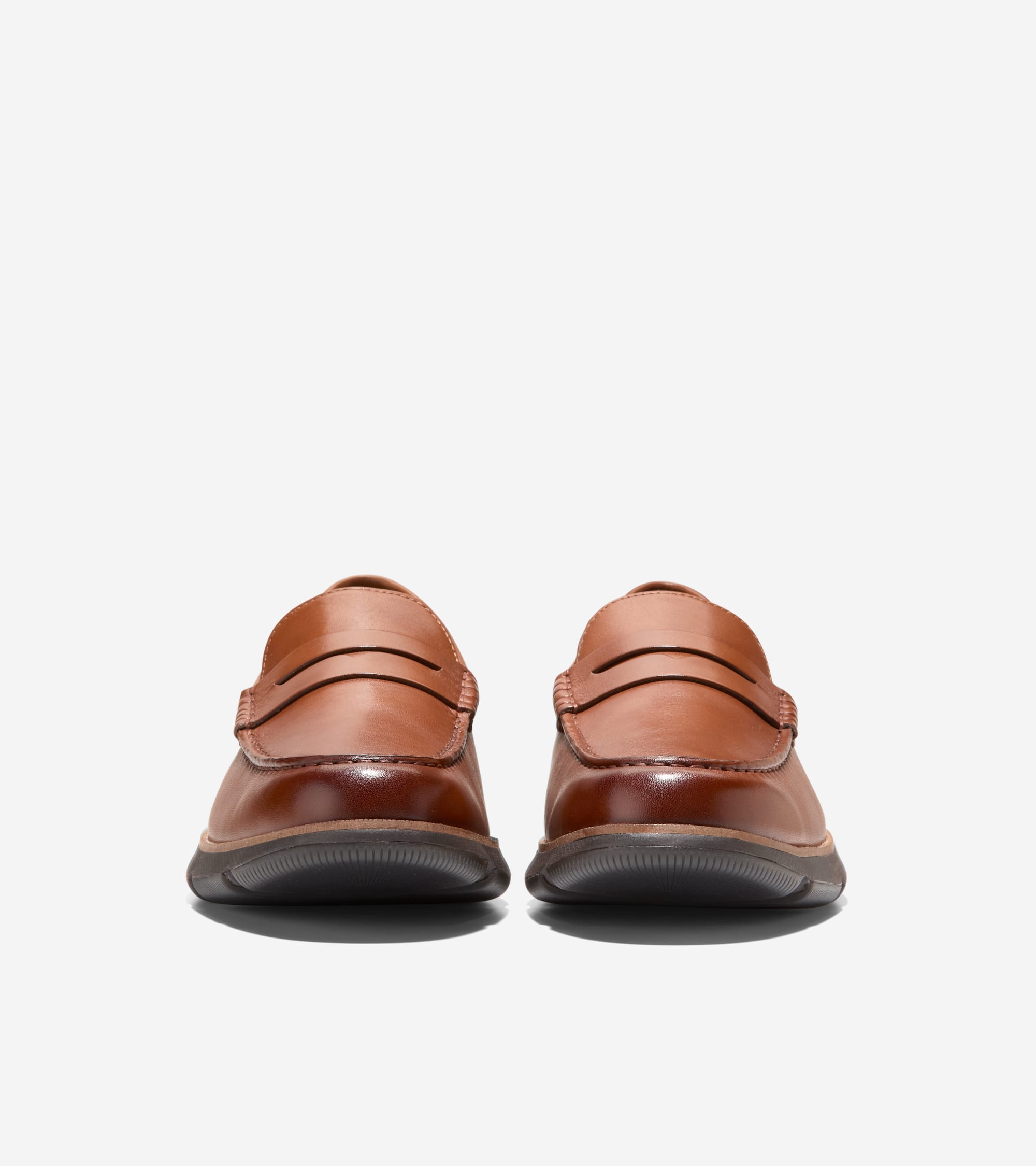 4.ZERØGRAND Penny Loafers British Tan-Chocolate