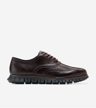 ZERØGRAND Remastered Wingtip Oxfords Madeira Black