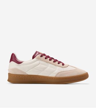 Grandpro Breakaway Sneaker Ivory Oat Black Cherry