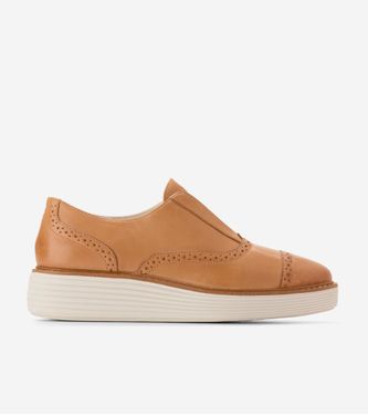 ØriginalGrand Platform Oxfords Biscuit Ivory