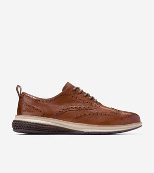 ØriginalGrand Energyweave Wingtip Oxford British Tan Ivory
