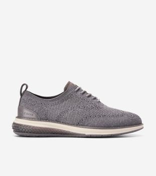 ØriginalGrand Energyweave Stitchlite Wingtip Oxfords Stormcloud Ironstone Ivory