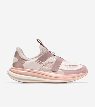 ØriginalGrand Quadstar Monk Strap Running Sneakers Gray Cameo Rose Fawn