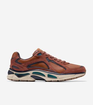 GrandPrø Millenia Running Sneaker British Tan Navy Blazer