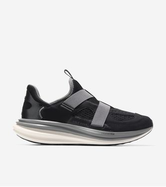 ØriginalGrand Quadstar Monk Strap Running Sneaker Black Quiet Shade Ivory