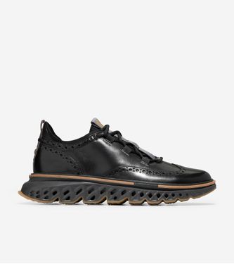 5.ZERØGRAND Wingtip Oxford Black/Pavement