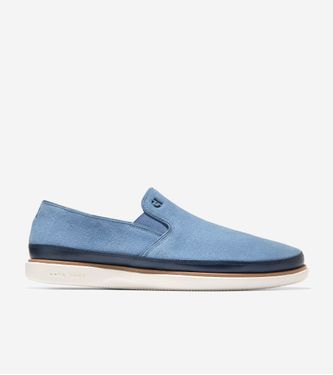 GrandPrø Strawpoint Twin Gore Loafers Blue Navy Blazer