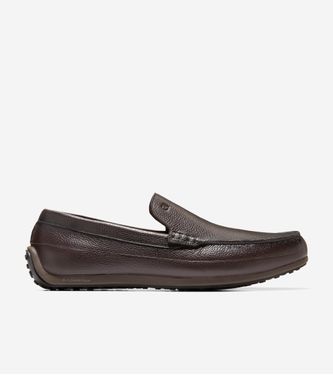 Sullivan Grand Venetian Driving Loafers Dark Chocolate-Black
