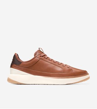GrandPrø All Day Court Leather Sneakers British Tan-Dark Chocolate