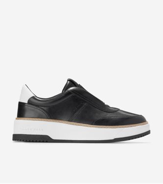 Grandpro Maxfield Slip On Sneakers Black White